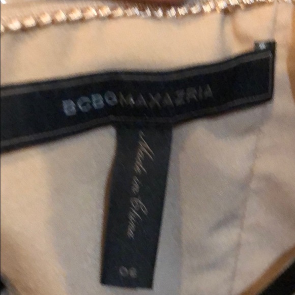 BCBG Black and Beige Cocktail Dress - Picture 4 of 4